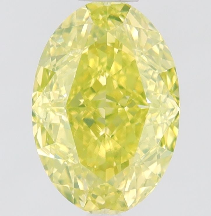 Loose Diamond - OVAL 0.71ct Fancy Intense Greenish Yellow VVS2: Loose Diamond - OVAL 0.71ct Fancy Intense Greenish Yellow VVS2 Source: Natural Shape: OVAL Carats: 0.71 Color: Fancy Intense Greenish Yellow Certification: GIA Video: