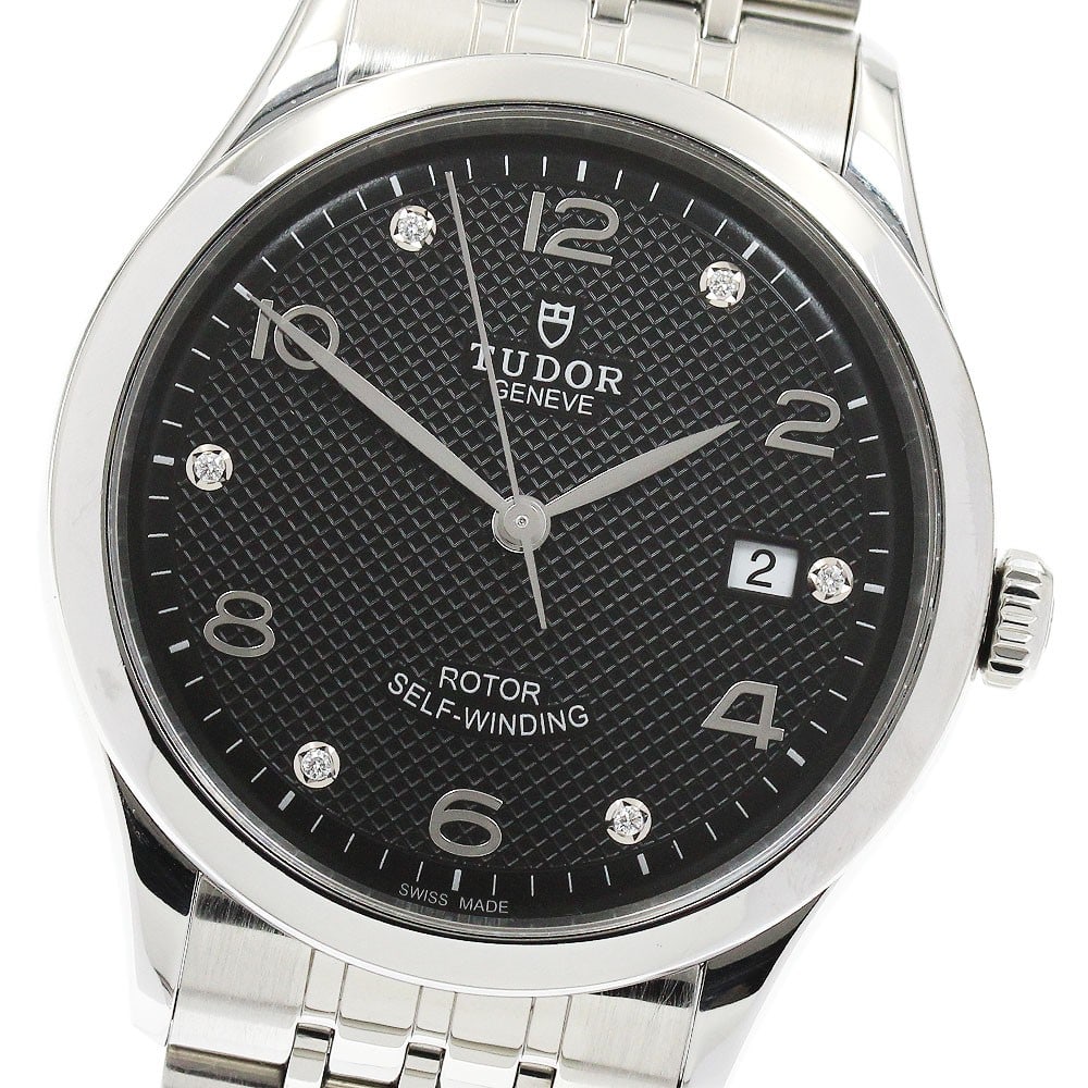 TUDOR 1926 Ref 91550 Mens Automatic Date Watch Black Dial: TUDOR 1926 Ref 91550 Mens Automatic Date Watch Black Dial Pre-owned TUDOR 1926 Date men's wristwatch with automatic movement and a black dial. This reference 91550 features a stainless steel case and 