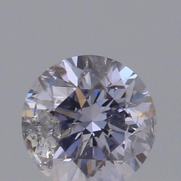 Loose Diamond - ROUND 0.1ct Fancy Light Gray Gray Blue (1 of 1)
