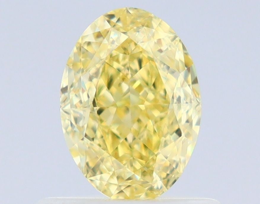 Loose Diamond - OVAL 0.7ct Fancy Yellow VS2: Loose Diamond - OVAL 0.7ct Fancy Yellow VS2 Source: Natural Shape: OVAL Carats: 0.7 Color: Fancy Yellow Certification: GIA Video: