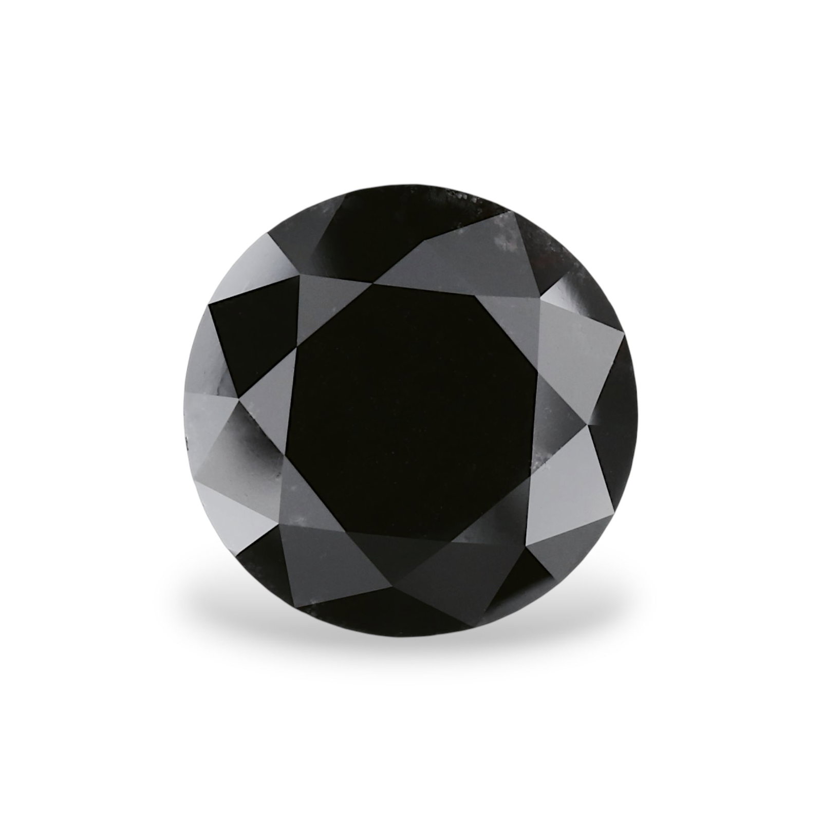 Loose Diamond - ROUND 7.54ct Fancy Black VVS2: Loose Diamond - ROUND 7.54ct Fancy Black VVS2 Source: Natural Shape: ROUND Carats: 7.54 Color: Fancy Black Certification: GIA Video: