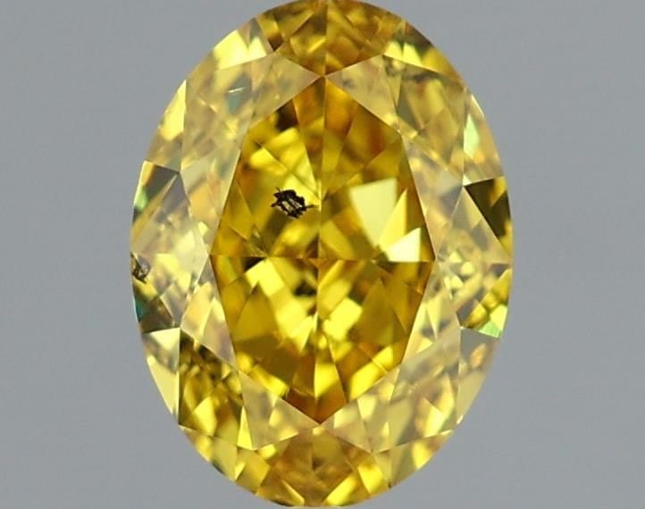 Loose Diamond - OVAL 1.01ct Fancy Vivid Yellow SI2: Loose Diamond - OVAL 1.01ct Fancy Vivid Yellow SI2 Source: Natural Shape: OVAL Carats: 1.01 Color: Fancy Vivid Yellow Certification: GIA Video: