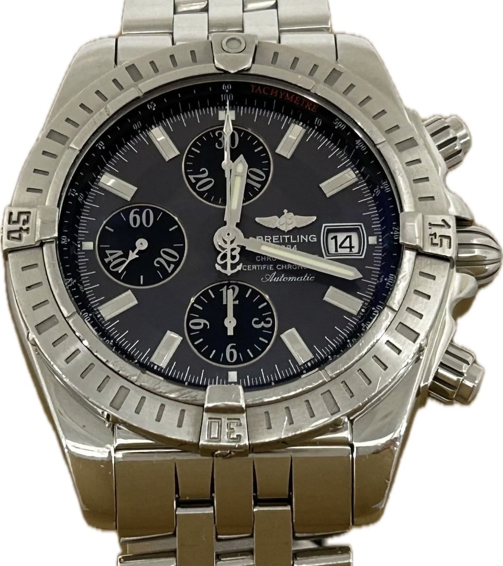 Breitling A13356 Chronomat Evolution automatic mens wristwatch (1 of 13)