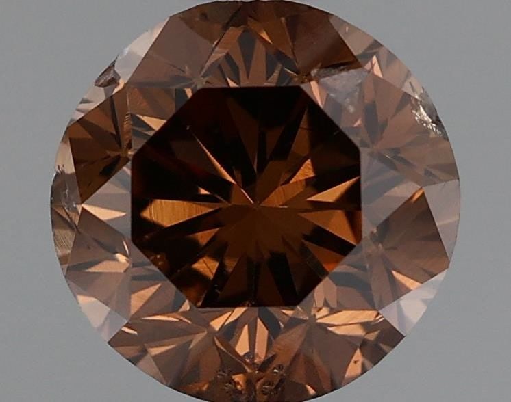Loose Diamond - ROUND 1.14ct Fancy Dark Orangey Brown (1 of 1)