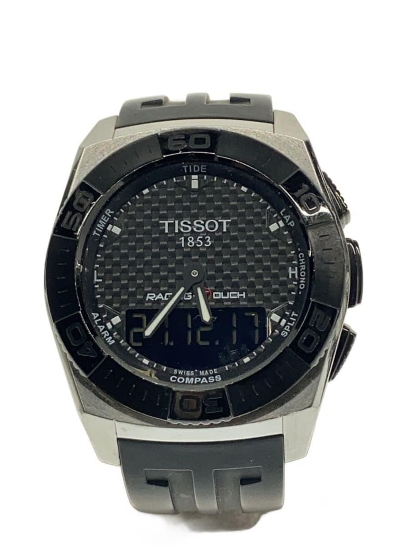 Tissot Tony Parker Racing T-Touch men's wristwatch: Tissot Tony Parker Racing T-Touch men's wristwatch This TISSOT Tony Parker Limited Edition Racing T-Touch men's wristwatch features a black rubber strap and a durable case. Sourced and made in Switzer