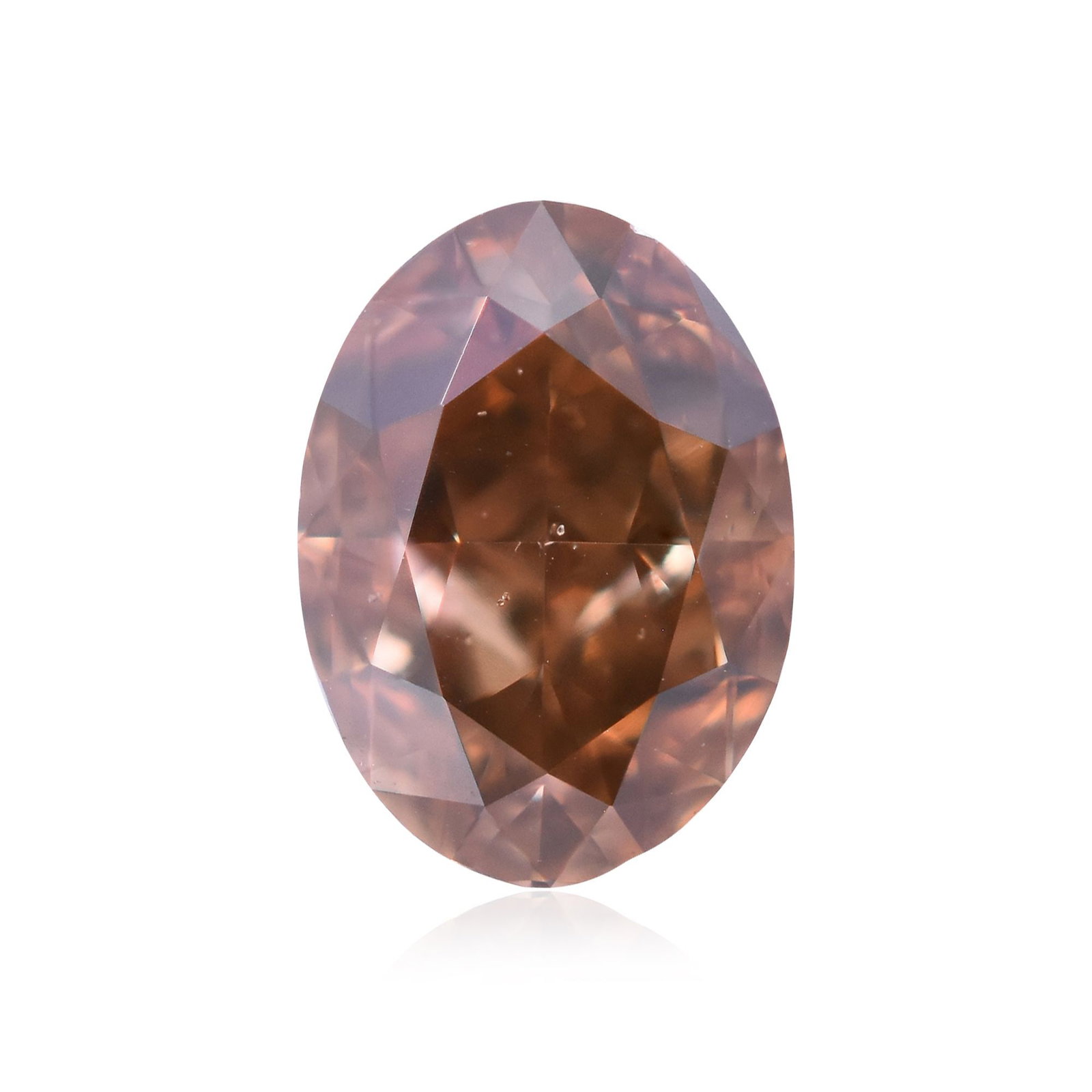 Loose Diamond - OVAL 0.5ct Fancy Deep Brown Orange VS2 (1 of 1)