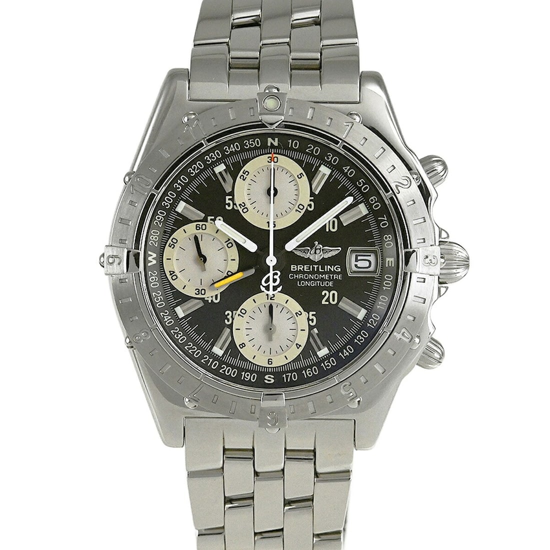 Breitling A20348 Chronomat Longitude automatic stainless wristwatch (1 of 9)