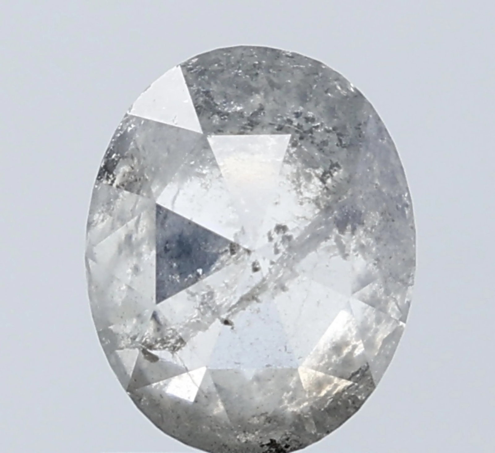 Loose Diamond - OVAL 1.93ct Salt and Pepper I3: Loose Diamond - OVAL 1.93ct Salt and Pepper I3 Source: Natural Shape: OVAL Carats: 1.93 Color: Salt and Pepper Certification: NONE Video: