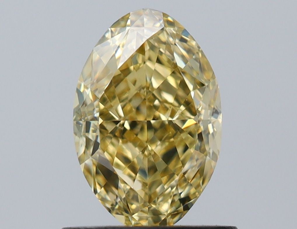 Loose Diamond - OVAL 1.03ct Fancy Yellow VS1: Loose Diamond - OVAL 1.03ct Fancy Yellow VS1 Source: Natural Shape: OVAL Carats: 1.03 Color: Fancy Yellow Certification: GIA Video: