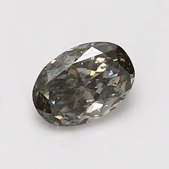 Loose Diamond - OVAL 0.82ct Fancy Dark Green Gray: Loose Diamond - OVAL 0.82ct Fancy Dark Green Gray Source: Natural Shape: OVAL Carats: 0.82 Color: Fancy Dark Green Gray Certification: GIA Video: