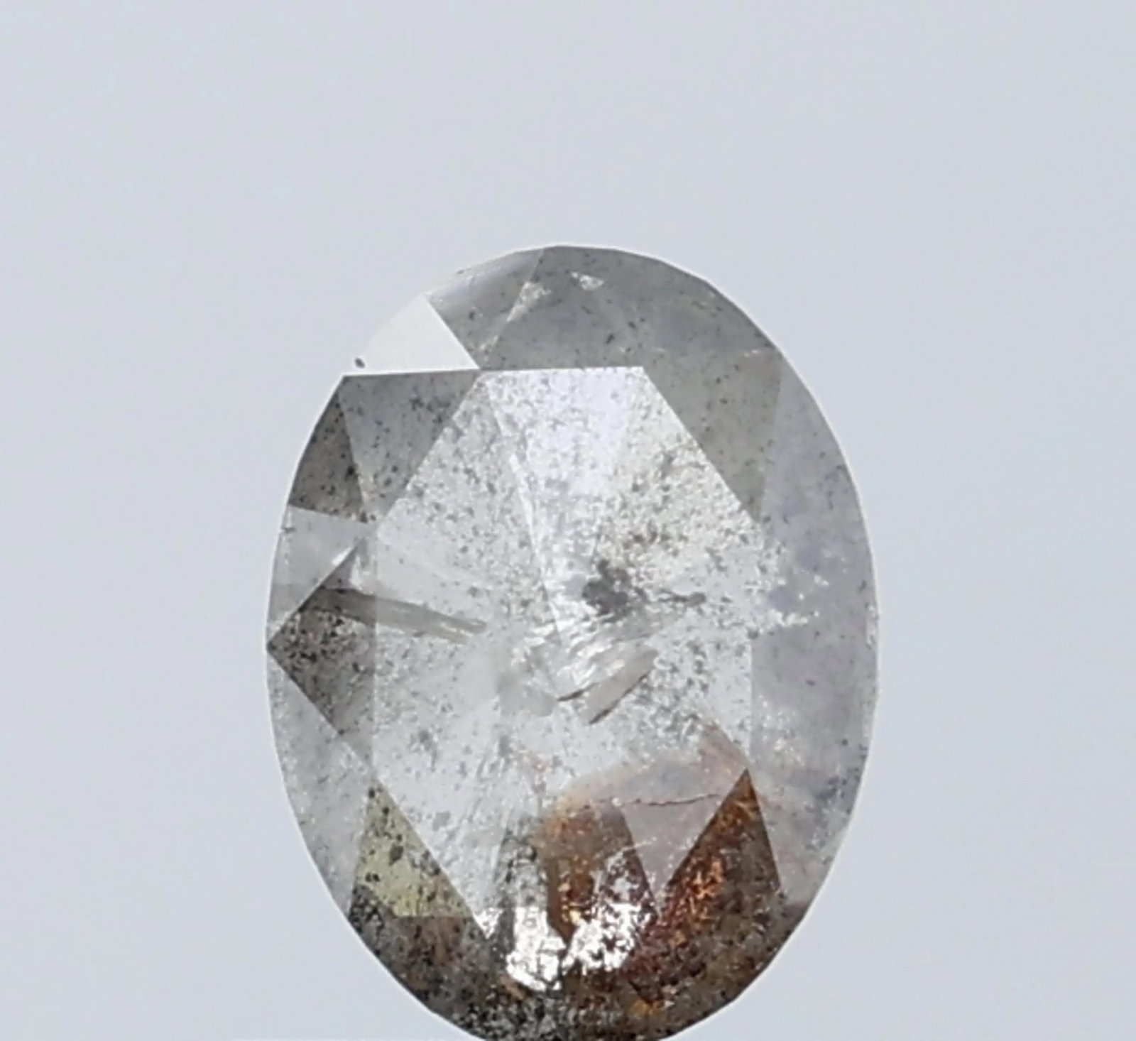 Loose Diamond - OVAL 0.89ct Salt and Pepper I3: Loose Diamond - OVAL 0.89ct Salt and Pepper I3 Source: Natural Shape: OVAL Carats: 0.89 Color: Salt and Pepper Certification: NONE Video: