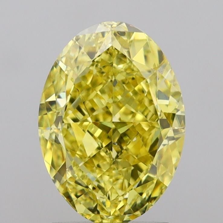 Loose Diamond - OVAL 3.02ct Fancy Intense Yellow SI2: Loose Diamond - OVAL 3.02ct Fancy Intense Yellow SI2 Source: Natural Shape: OVAL Carats: 3.02 Color: Fancy Intense Yellow Certification: GIA Video:
