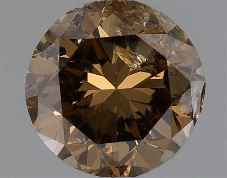 Loose Diamond - ROUND 1.45ct Fancy Dark Yellowish Brown (1 of 1)