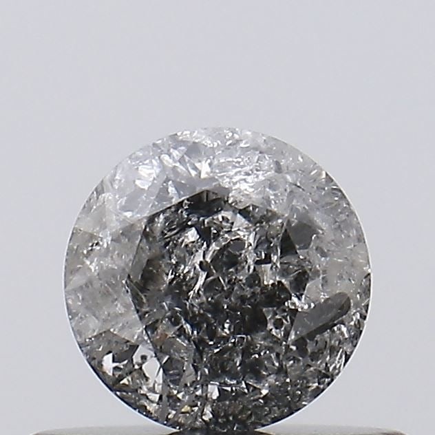 Loose Diamond - ROUND 0.41ct Salt and Pepper I3: Loose Diamond - ROUND 0.41ct Salt and Pepper I3 Source: Natural Shape: ROUND Carats: 0.41 Color: Salt and Pepper Certification: NONE Video: