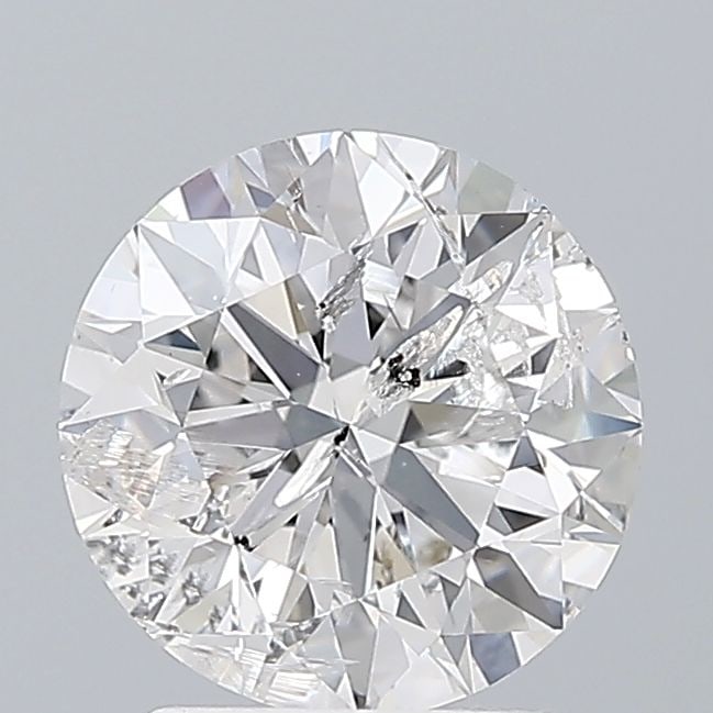 Loose Diamond - ROUND 2.02ct E I1: Loose Diamond - ROUND 2.02ct E I1 Source: Natural Shape: ROUND Carats: 2.02 Color: E Clarity: I1 Certification: IGI Video:
