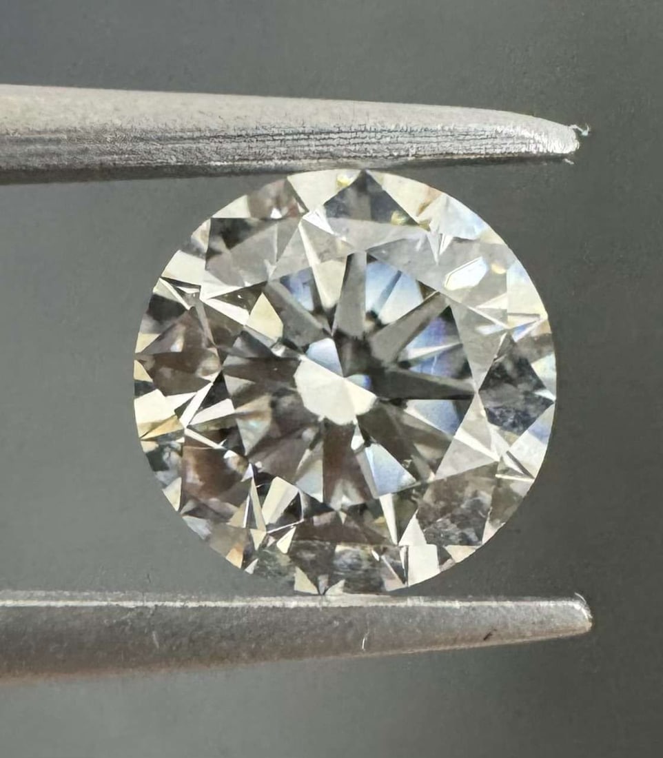Loose Diamond - ROUND 1.1ct Very Light Green Green Yellow SI1 (1 of 1)