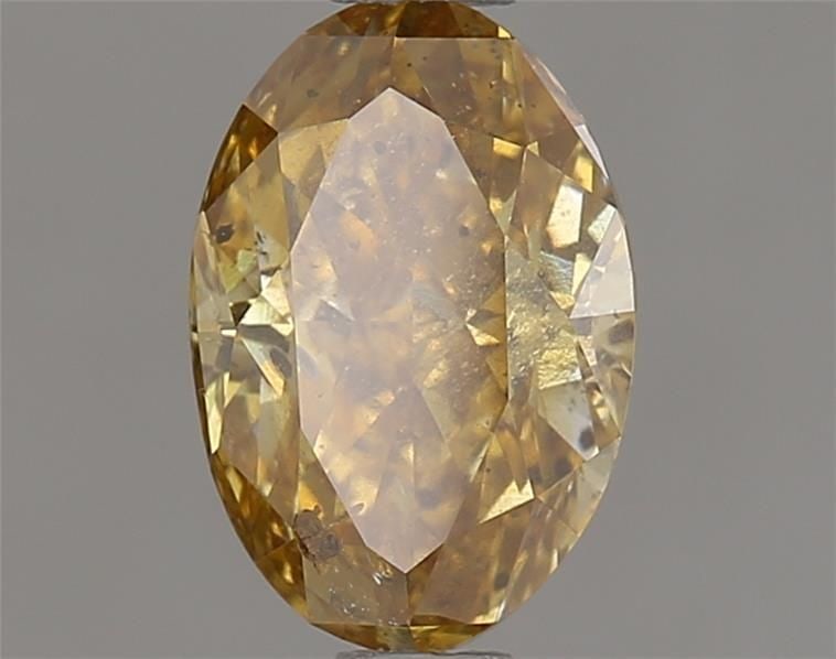 Loose Diamond - OVAL 1.14ct Fancy Deep Brownish Yellow I1: Loose Diamond - OVAL 1.14ct Fancy Deep Brownish Yellow I1 Source: Natural Shape: OVAL Carats: 1.14 Color: Fancy Deep Brownish Yellow Certification: GIA Video: