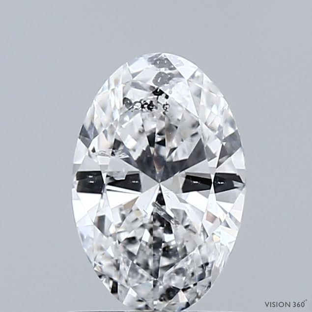 Loose Diamond - OVAL 1.01ct F I2: Loose Diamond - OVAL 1.01ct F I2 Source: Natural Shape: OVAL Carats: 1.01 Color: F Clarity: I2 Certification: GIA Video: