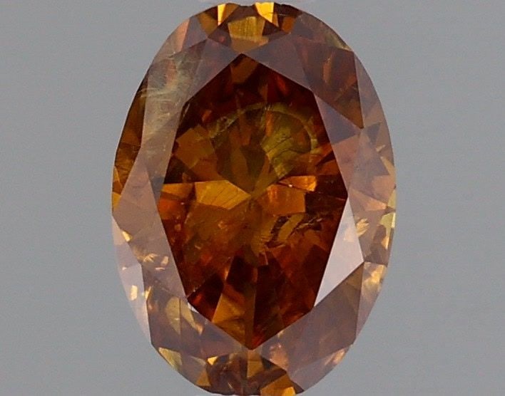 Loose Diamond - OVAL 0.66ct Fancy Deep Brown Orange (1 of 1)