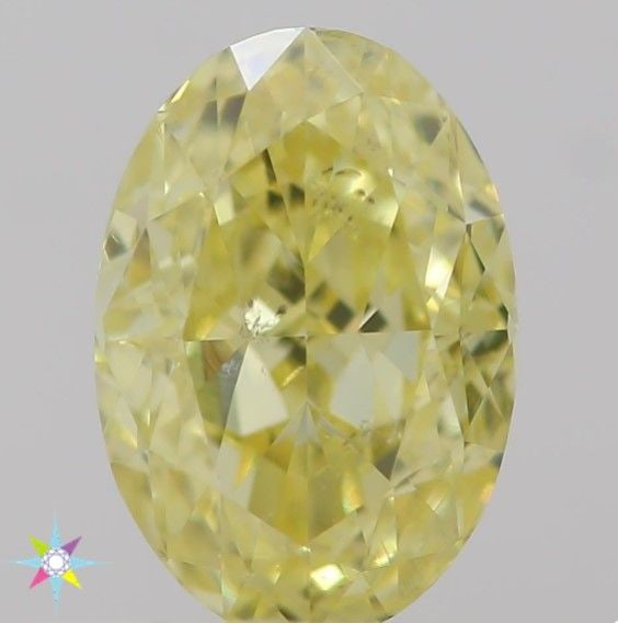 Loose Diamond - OVAL 0.53ct Fancy Intense Yellow SI2: Loose Diamond - OVAL 0.53ct Fancy Intense Yellow SI2 Source: Natural Shape: OVAL Carats: 0.53 Color: Fancy Intense Yellow Certification: GIA The Diamond Depot Guarantee: All items in this auction are 