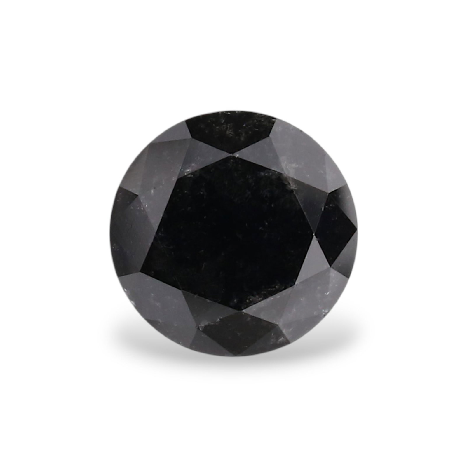 Loose Diamond - ROUND 0.68ct Fancy Black VVS2: Loose Diamond - ROUND 0.68ct Fancy Black VVS2 Source: Natural Shape: ROUND Carats: 0.68 Color: Fancy Black Certification: GIA Video: