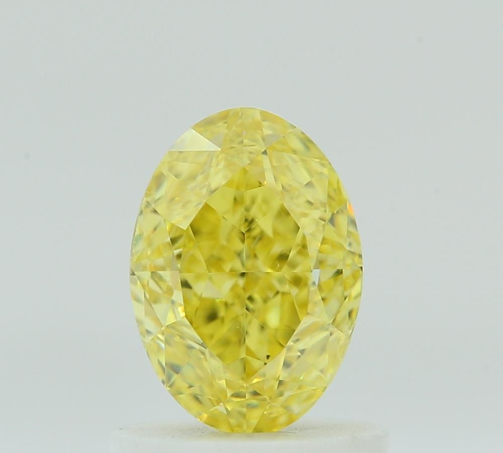 Loose Diamond - OVAL 1.0ct Fancy Vivid Yellow VS2: Loose Diamond - OVAL 1.0ct Fancy Vivid Yellow VS2 Source: Natural Shape: OVAL Carats: 1.0 Color: Fancy Vivid Yellow Certification: GIA Video: