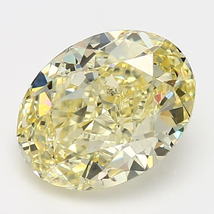 Loose Diamond - OVAL 5.05ct Fancy Yellow SI2: Loose Diamond - OVAL 5.05ct Fancy Yellow SI2 Source: Natural Shape: OVAL Carats: 5.05 Color: Fancy Yellow Certification: GIA Video: