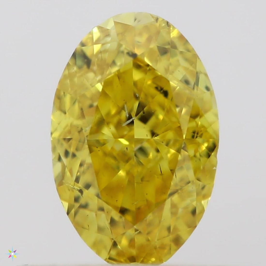Loose Diamond - OVAL 0.5ct Fancy Vivid Yellow SI2 (1 of 1)