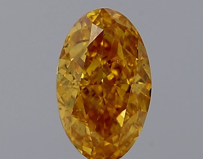 Loose Diamond - OVAL 0.54ct Fancy Vivid Yellow Orange SI2: Loose Diamond - OVAL 0.54ct Fancy Vivid Yellow Orange SI2 Source: Natural Shape: OVAL Carats: 0.54 Color: Fancy Vivid Yellow Orange Certification: GIA Video: