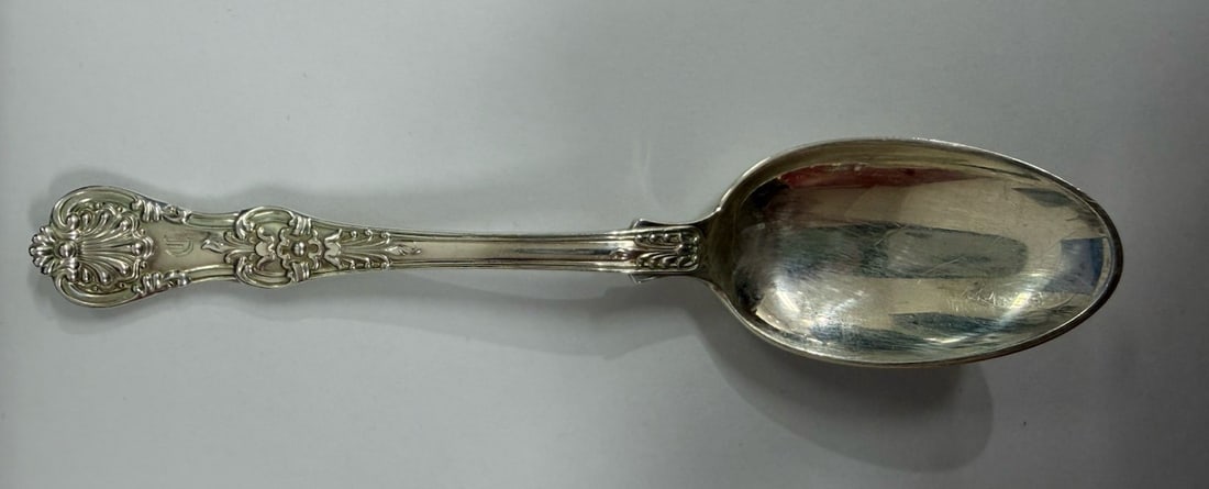 Monogrammed 5.75 Inch Sterling Teaspoon Tiffany Co English King (1 of 4)