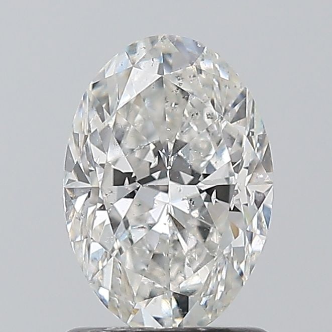 Loose Diamond - OVAL 1.2ct G SI2: Loose Diamond - OVAL 1.2ct G SI2 Source: Natural Shape: OVAL Carats: 1.2 Color: G Clarity: SI2 Certification: GIA Video: