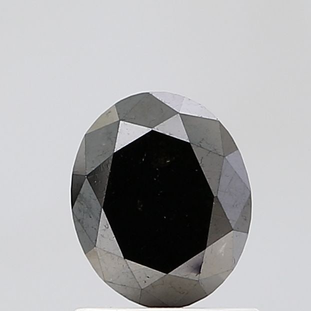 Loose Diamond - OVAL 1.25ct Fancy Black VVS2: Loose Diamond - OVAL 1.25ct Fancy Black VVS2 Source: Natural Shape: OVAL Carats: 1.25 Color: Fancy Black Certification: NONE Video: