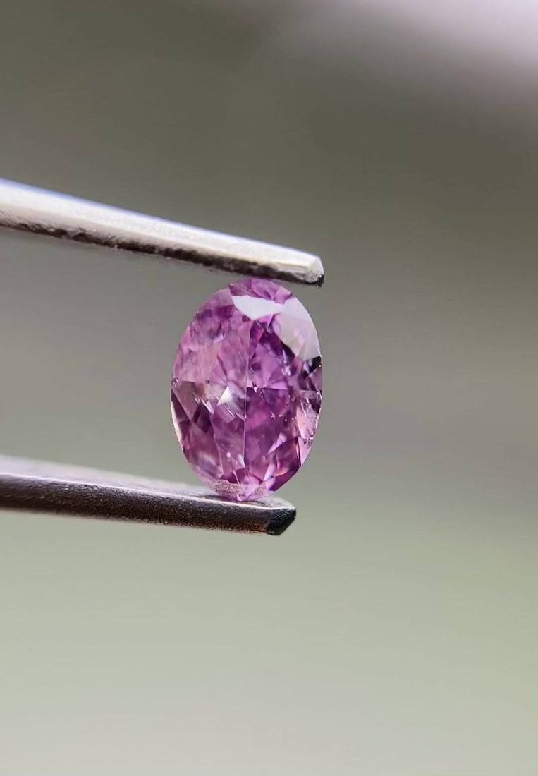 Loose Diamond - OVAL 0.25ct Fancy Deep Pink Purple I2 (1 of 1)