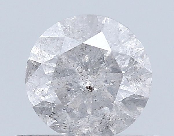 Loose Diamond - ROUND 0.53ct Salt and Pepper I3: Loose Diamond - ROUND 0.53ct Salt and Pepper I3 Source: Natural Shape: ROUND Carats: 0.53 Color: Salt and Pepper Certification: NONE Video: