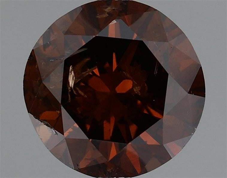 Loose Diamond - ROUND 1.12ct Fancy Dark Orangey Brown (1 of 1)
