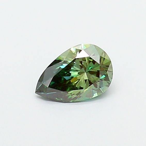Loose Diamond - PEAR 0.54ct Fancy Vivid Green VS1: Loose Diamond - PEAR 0.54ct Fancy Vivid Green VS1 Source: This is a real non-mined Diamond that has been grown in a lab Shape: PEAR Carats: 0.54 Color: Fancy Vivid Green Certification: IGI Video: