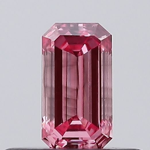 Loose Diamond - EMERALD 0.28ct Fancy Vivid Pink VS2: Loose Diamond - EMERALD 0.28ct Fancy Vivid Pink VS2 Source: This is a real non-mined Diamond that has been grown in a lab Shape: EMERALD Carats: 0.28 Color: Fancy Vivid Pink Certification: NONE Video: