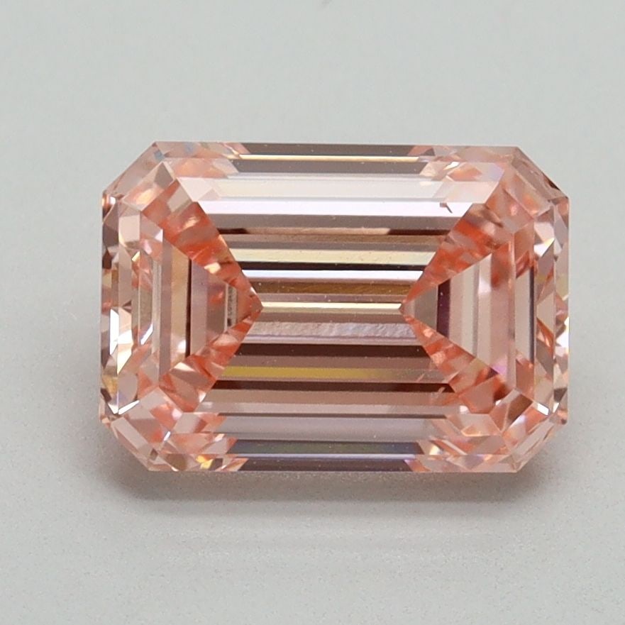 Loose Diamond - EMERALD 2.09ct Fancy Vivid Pink VS2: Loose Diamond - EMERALD 2.09ct Fancy Vivid Pink VS2 Source: This is a real non-mined Diamond that has been grown in a lab Shape: EMERALD Carats: 2.09 Color: Fancy Vivid Pink Certification: IGI Video: