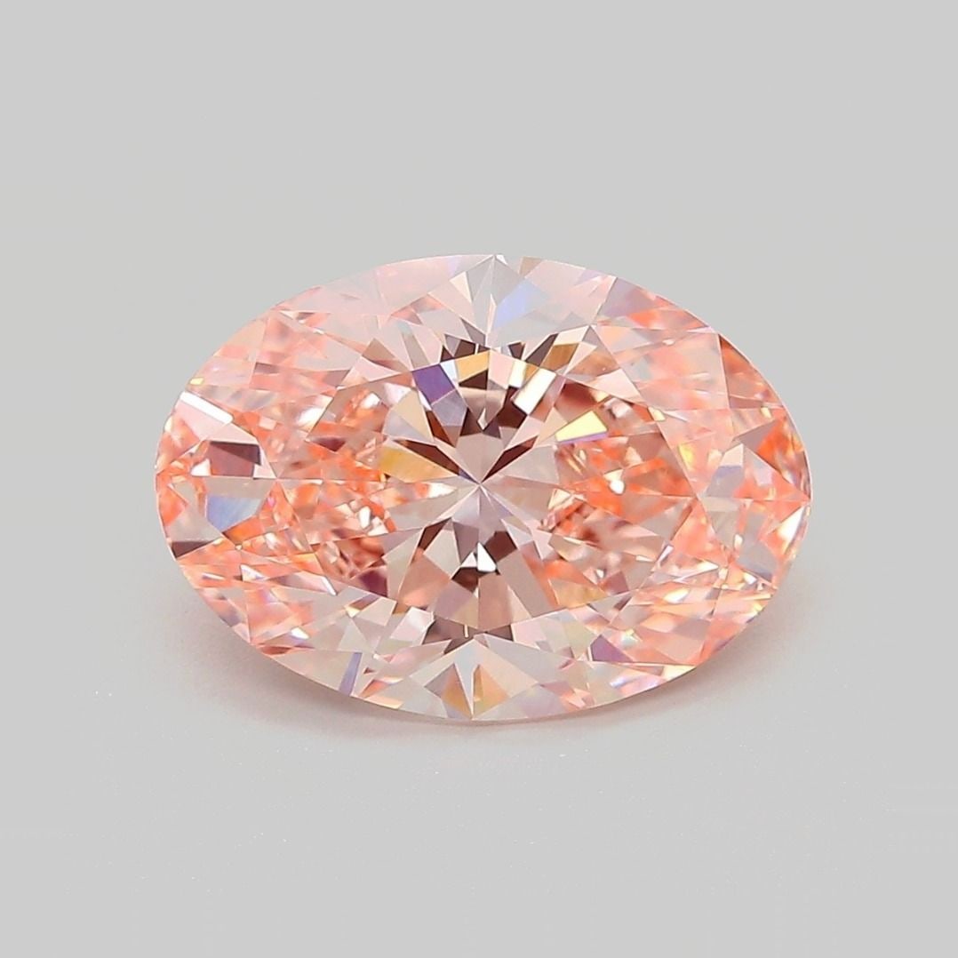 Loose Diamond - OVAL 3.57ct Fancy Intense Pink VS1: Loose Diamond - OVAL 3.57ct Fancy Intense Pink VS1 Source: This is a real non-mined Diamond that has been grown in a lab Shape: OVAL Carats: 3.57 Color: Fancy Intense Pink Certification: IGI Video: