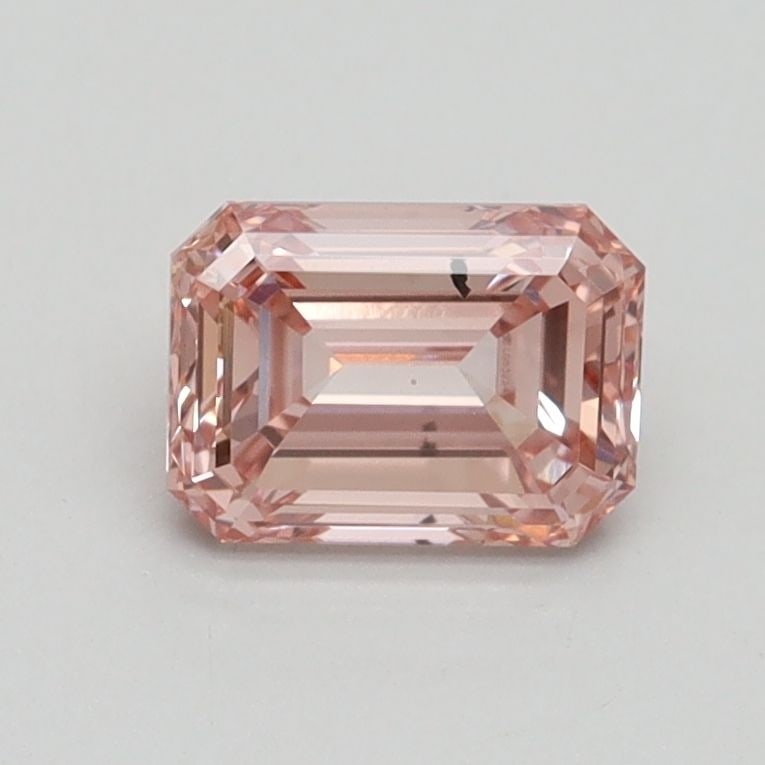 Loose Diamond - EMERALD 0.9ct Fancy Intense Pink SI1: Loose Diamond - EMERALD 0.9ct Fancy Intense Pink SI1 Source: This is a real non-mined Diamond that has been grown in a lab Shape: EMERALD Carats: 0.9 Color: Fancy Intense Pink Certification: IGI Video