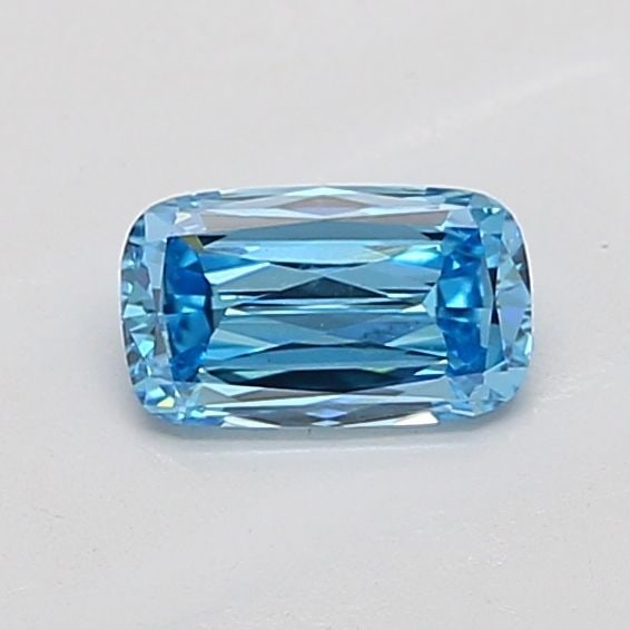 Loose Diamond - CUSHION MODIFIED 0.73ct Fancy Vivid Blue VS1: Loose Diamond - CUSHION MODIFIED 0.73ct Fancy Vivid Blue VS1 Source: This is a real non-mined Diamond that has been grown in a lab Shape: CUSHION MODIFIED Carats: 0.73 Color: Fancy Vivid Blue Certific