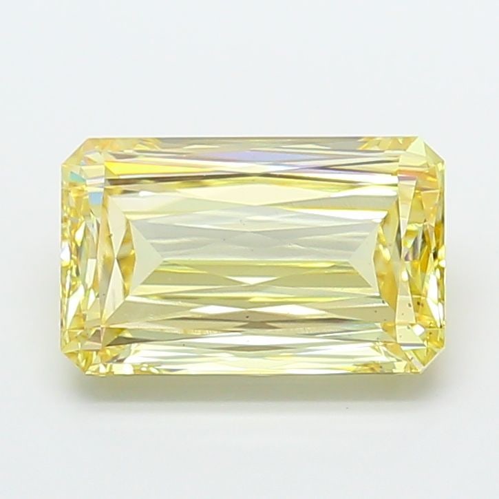 Loose Diamond - RADIANT 6.02ct Fancy Light Yellow VS2: Loose Diamond - RADIANT 6.02ct Fancy Light Yellow VS2 Source: This is a real non-mined Diamond that has been grown in a lab Shape: RADIANT Carats: 6.02 Color: Fancy Light Yellow Certification: IGI