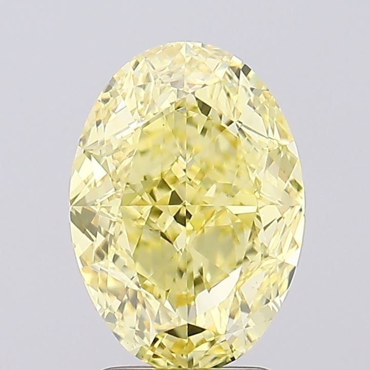 Loose Diamond - OVAL 3.11ct Fancy Vivid Yellow VS1: Loose Diamond - OVAL 3.11ct Fancy Vivid Yellow VS1 Source: This is a real non-mined Diamond that has been grown in a lab Shape: OVAL Carats: 3.11 Color: Fancy Vivid Yellow Certification: IGI Video: