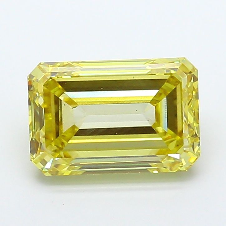 Loose Diamond - EMERALD 5.0ct Fancy Intense Yellow VS1: Loose Diamond - EMERALD 5.0ct Fancy Intense Yellow VS1 Source: This is a real non-mined Diamond that has been grown in a lab Shape: EMERALD Carats: 5.0 Color: Fancy Intense Yellow Certification: IGI V