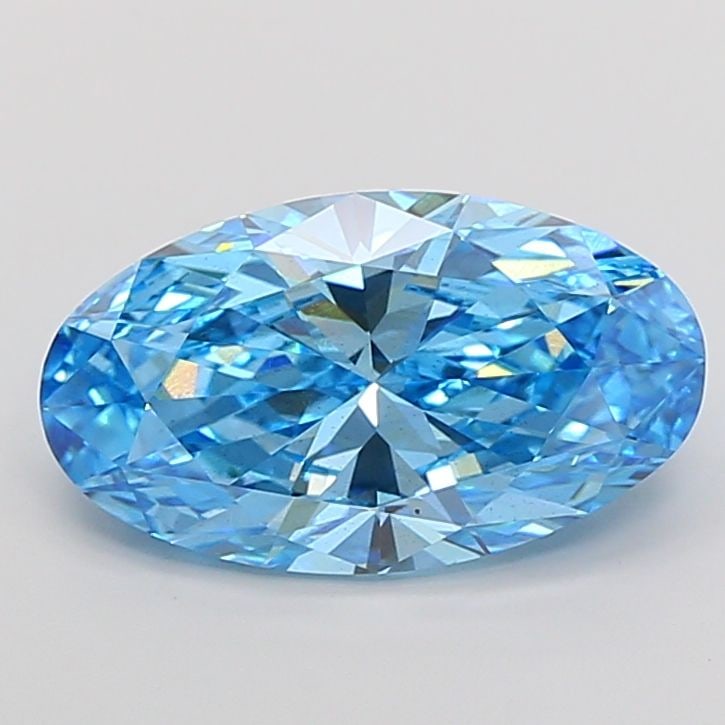 Loose Diamond - OVAL 5.02ct Fancy Vivid Blue VS2: Loose Diamond - OVAL 5.02ct Fancy Vivid Blue VS2 Source: This is a real non-mined Diamond that has been grown in a lab Shape: OVAL Carats: 5.02 Color: Fancy Vivid Blue Certification: IGI Video: