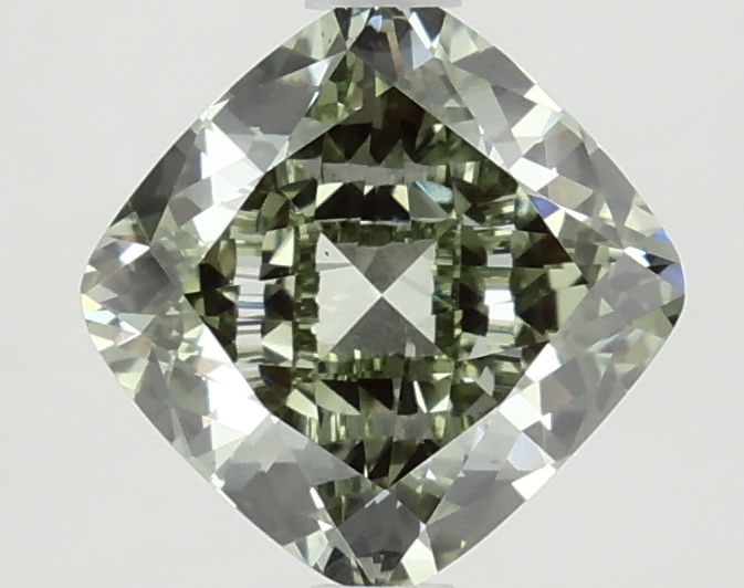 Loose Diamond - CUSHION BRILLIANT 2.22ct Fancy Vivid Green VS2: Loose Diamond - CUSHION BRILLIANT 2.22ct Fancy Vivid Green VS2 Source: This is a real non-mined Diamond that has been grown in a lab Shape: CUSHION BRILLIANT Carats: 2.22 Color: Fancy Vivid Green Cert