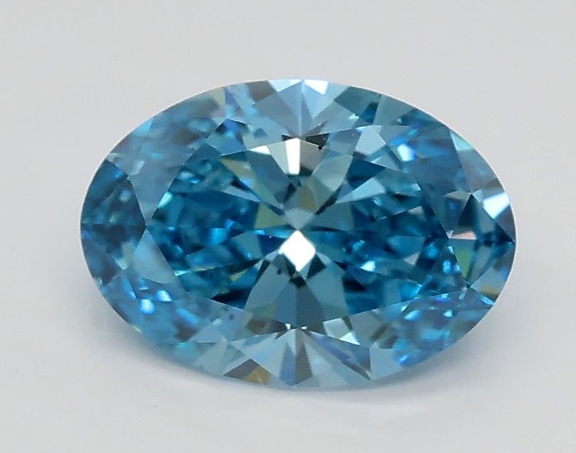 Loose Diamond - OVAL 1.05ct Fancy Vivid Blue VS2: Loose Diamond - OVAL 1.05ct Fancy Vivid Blue VS2 Source: This is a real non-mined Diamond that has been grown in a lab Shape: OVAL Carats: 1.05 Color: Fancy Vivid Blue Certification: IGI Video: