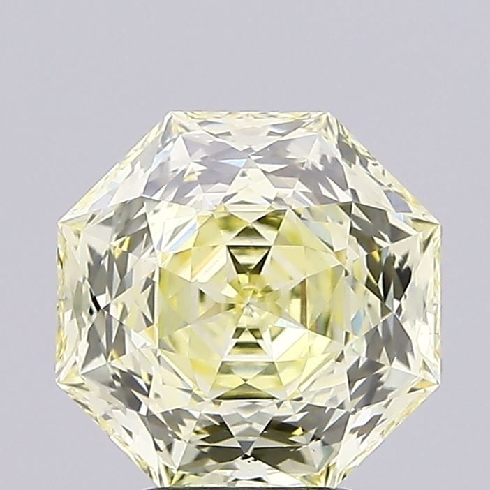 Loose Diamond - OCTAGONAL 3.26ct Fancy Light Yellow VS1: Loose Diamond - OCTAGONAL 3.26ct Fancy Light Yellow VS1 Source: This is a real non-mined Diamond that has been grown in a lab Shape: OCTAGONAL Carats: 3.26 Color: Fancy Light Yellow Certification: IGI