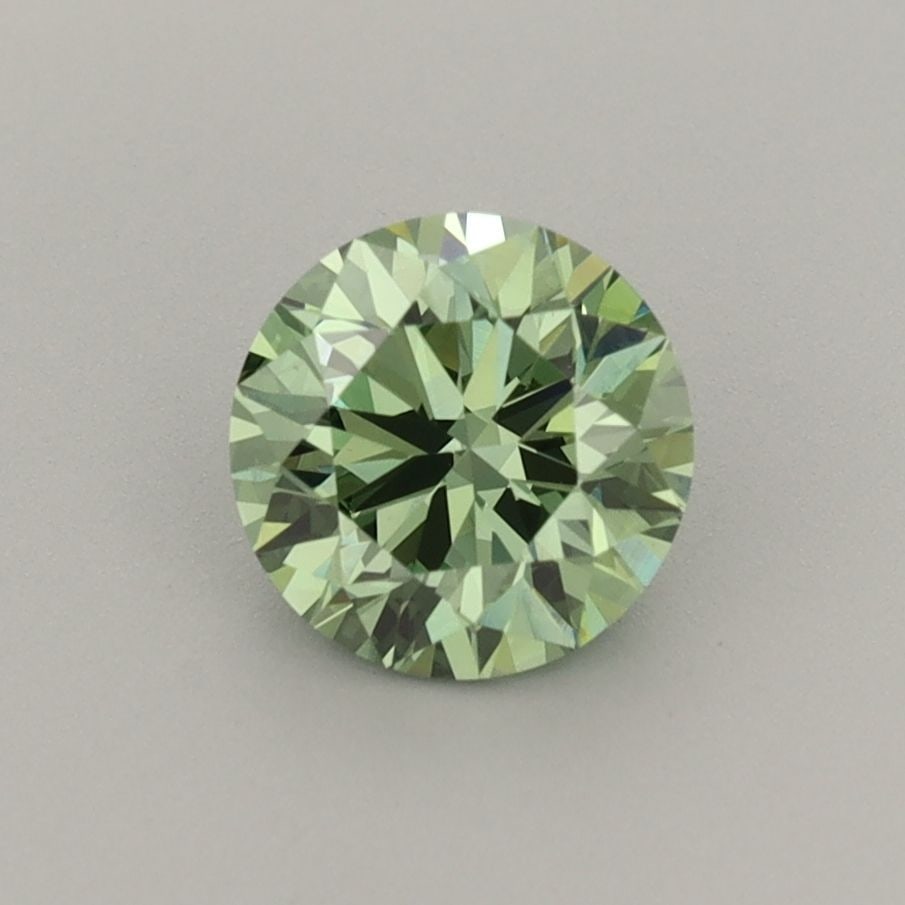 Loose Diamond - ROUND 1.0ct Fancy Vivid Green VVS2: Loose Diamond - ROUND 1.0ct Fancy Vivid Green VVS2 Source: This is a real non-mined Diamond that has been grown in a lab Shape: ROUND Carats: 1.0 Color: Fancy Vivid Green Certification: IGI Video: