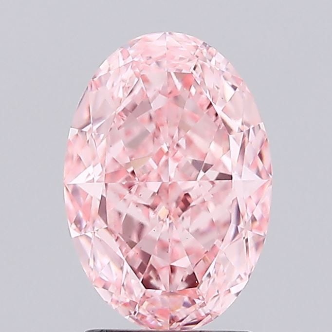 Loose Diamond - OVAL 3.09ct Fancy Vivid Pink VS1: Loose Diamond - OVAL 3.09ct Fancy Vivid Pink VS1 Source: This is a real non-mined Diamond that has been grown in a lab Shape: OVAL Carats: 3.09 Color: Fancy Vivid Pink Certification: IGI Video: